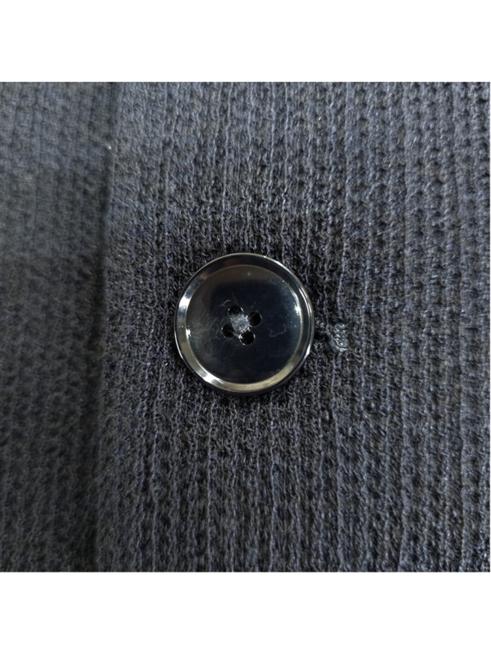 Barena Venezia Mens IT 56 Torceo Navy Ribbed Knit Wool Blazer Made Italy $890 - Picture 9 of 16